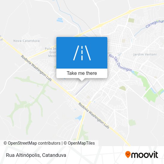Rua Altinópolis map