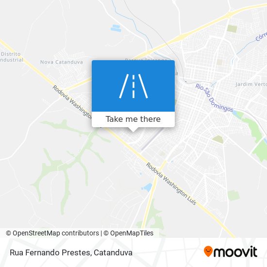 Mapa Rua Fernando Prestes