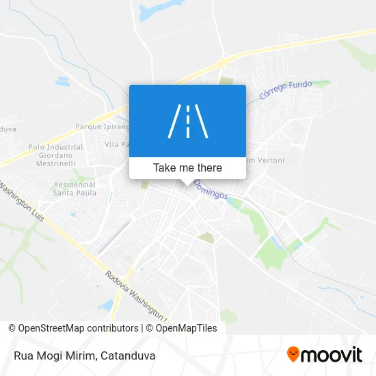 Rua Mogi Mirim map