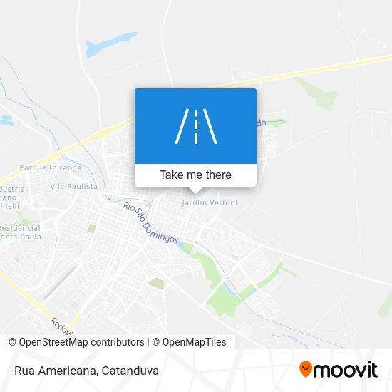 Rua Americana map