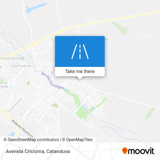 Avenida Criciúma map