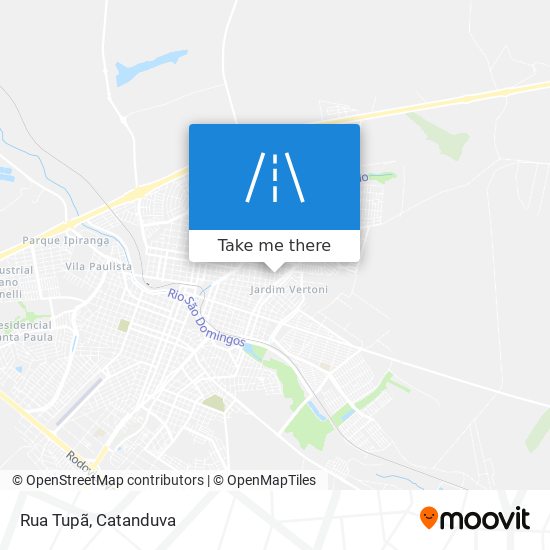 Rua Tupã map