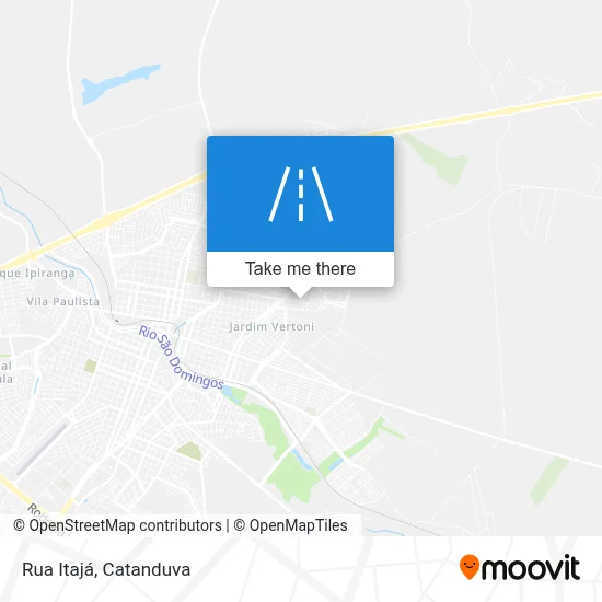 Rua Itajá map