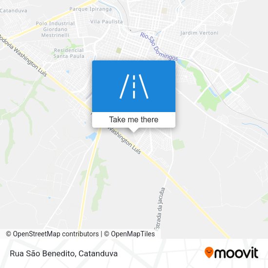 Rua São Benedito map