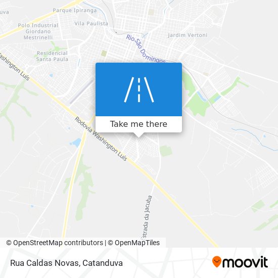 Rua Caldas Novas map