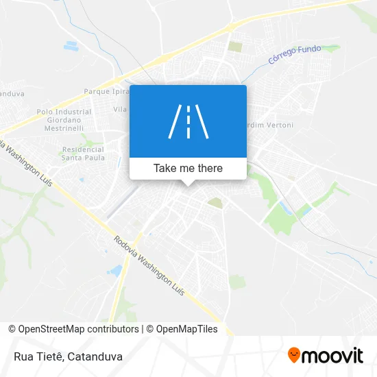 Rua Tietê map