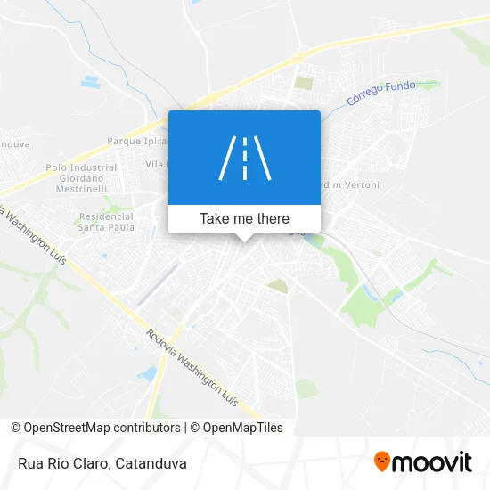Rua Rio Claro map