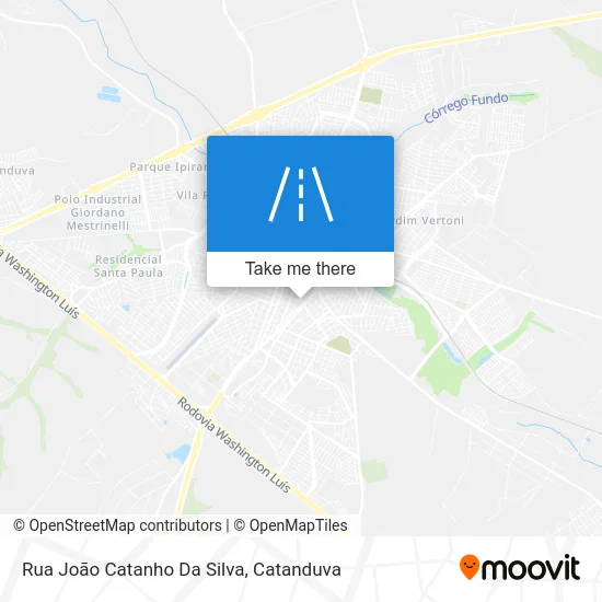 Rua João Catanho Da Silva map
