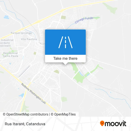 Rua Itararé map