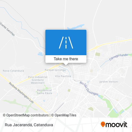 Rua Jacarandá map