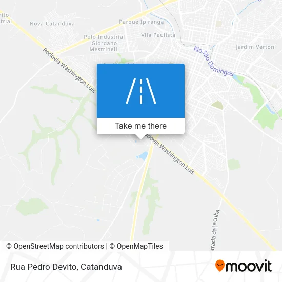 Rua Pedro Devito map