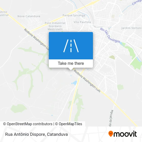 Rua Antônio Dispore map
