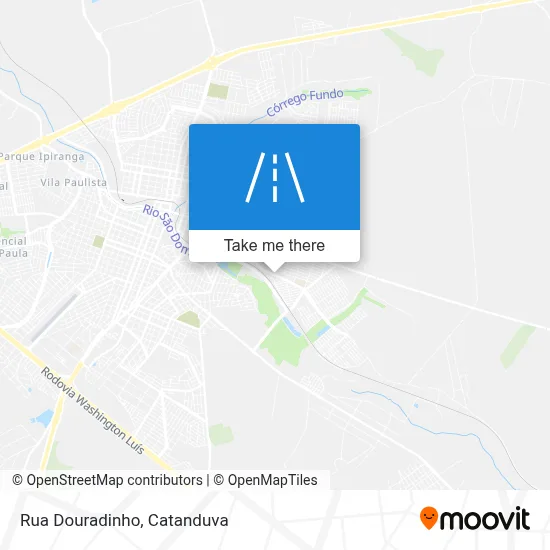 Rua Douradinho map