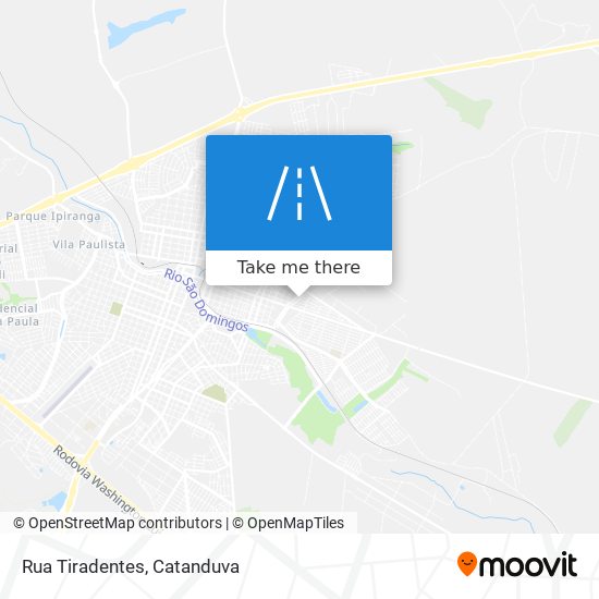 Mapa Rua Tiradentes