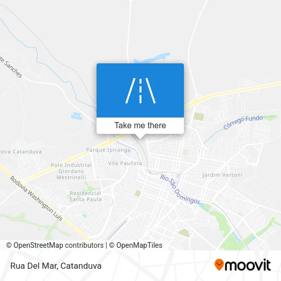 Rua Del Mar map