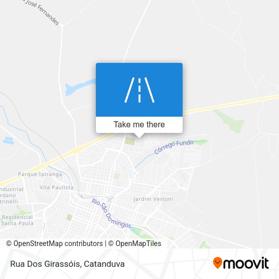 Rua Dos Girassóis map