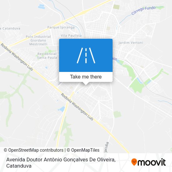 Avenida Doutor Antônio Gonçalves De Oliveira map