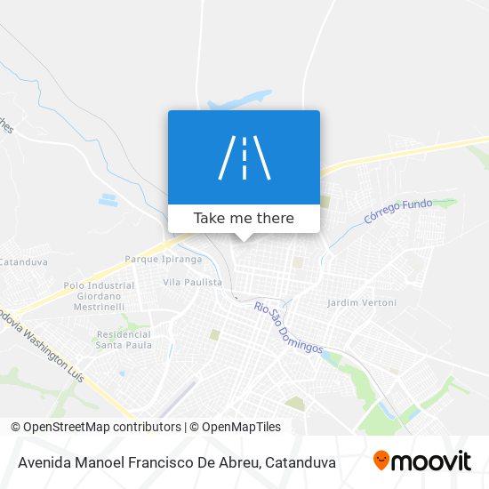 Mapa Avenida Manoel Francisco De Abreu