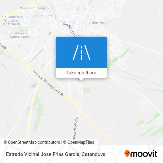 Estrada Vicinal Jose Frias Garcia map
