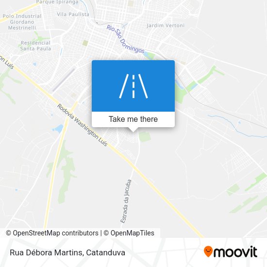 Rua Débora Martins map