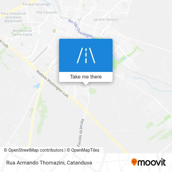 Rua Armando Thomazini map