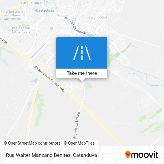 Rua Walter Manzano Benites map