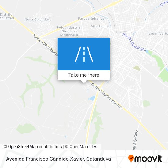 Avenida Francisco Cândido Xavier map