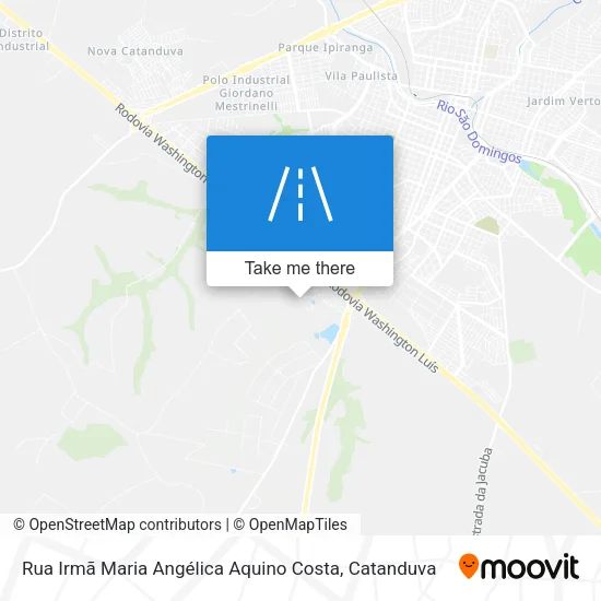 Rua Irmã Maria Angélica Aquino Costa map