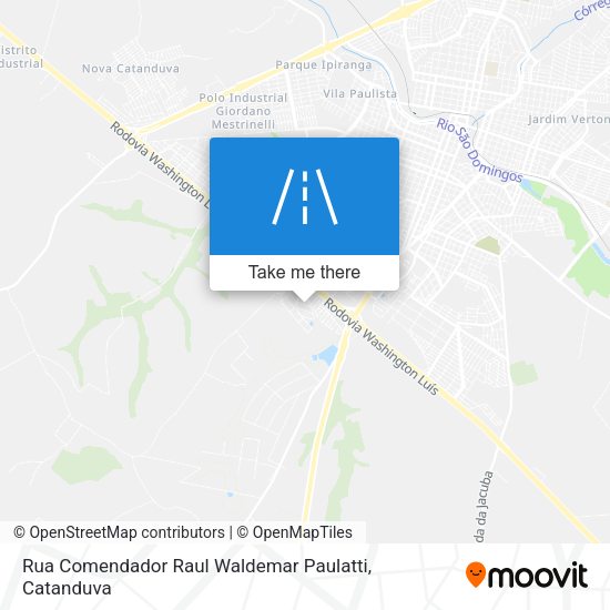 Rua Comendador Raul Waldemar Paulatti map