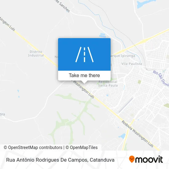 Rua Antônio Rodrigues De Campos map