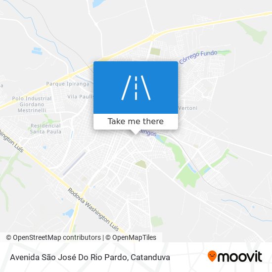 Avenida São José Do Rio Pardo map