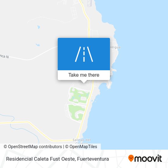 Residencial Caleta Fust Oeste map