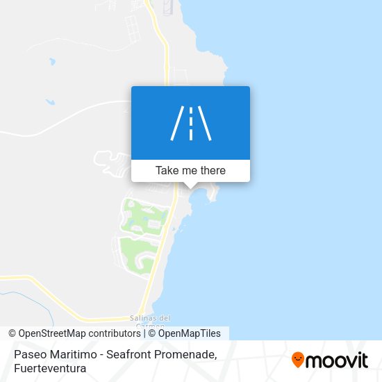 Paseo Maritimo - Seafront Promenade map