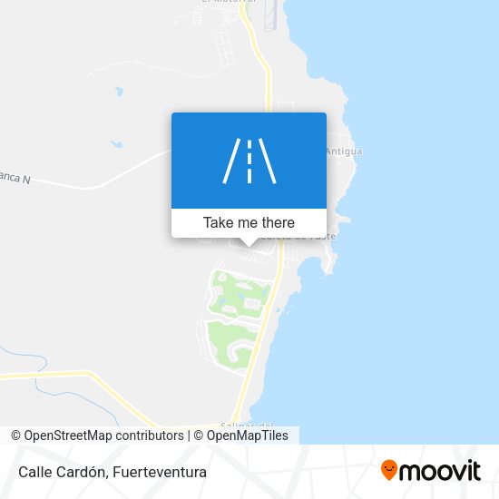 Calle Cardón map