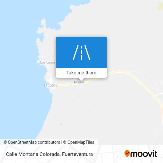 Calle Montana Colorada map