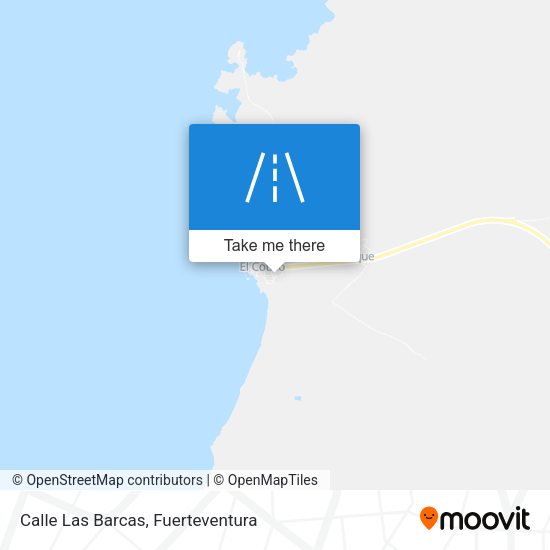 Calle Las Barcas map