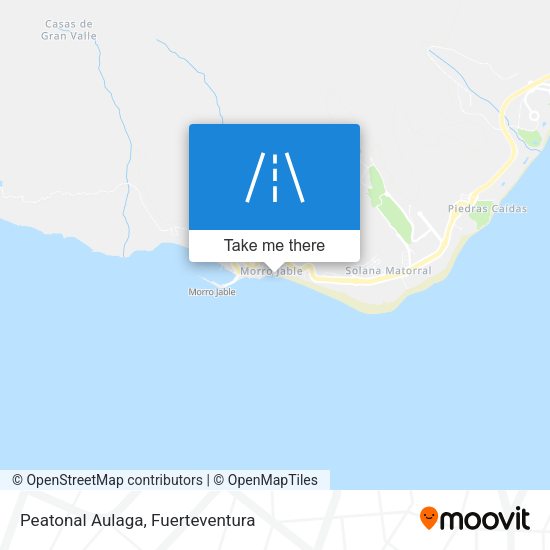 Peatonal Aulaga map