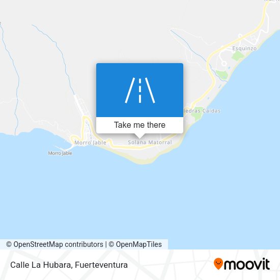 Calle La Hubara map