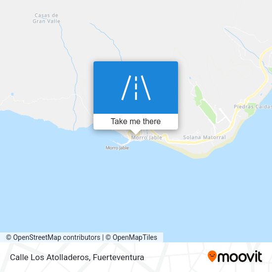 Calle Los Atolladeros map