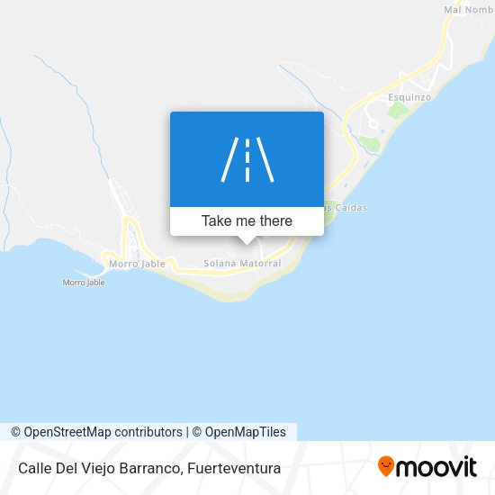 Calle Del Viejo Barranco map