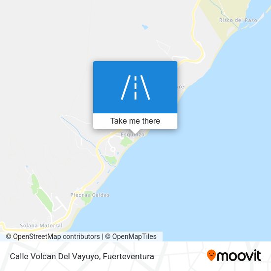 Calle Volcan Del Vayuyo map
