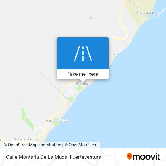 Calle Montaña De La Muda map