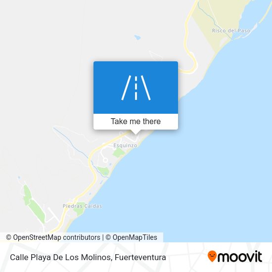 Calle Playa De Los Molinos map