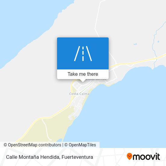 Calle Montaña Hendida map