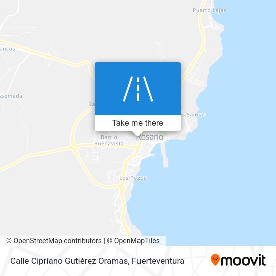 Calle Cipriano Gutiérez Oramas map
