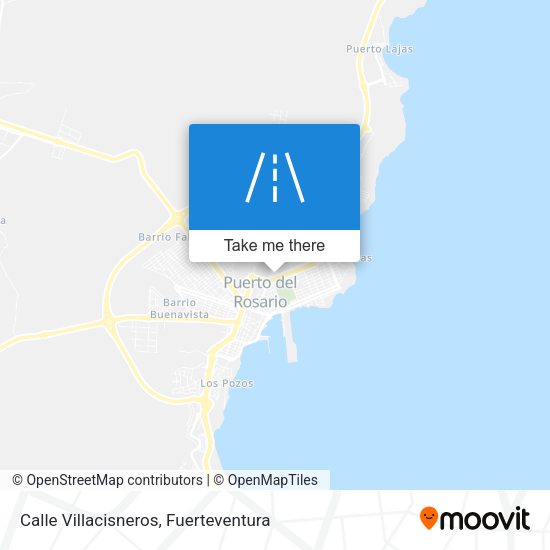 Calle Villacisneros map