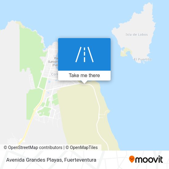 Avenida Grandes Playas map