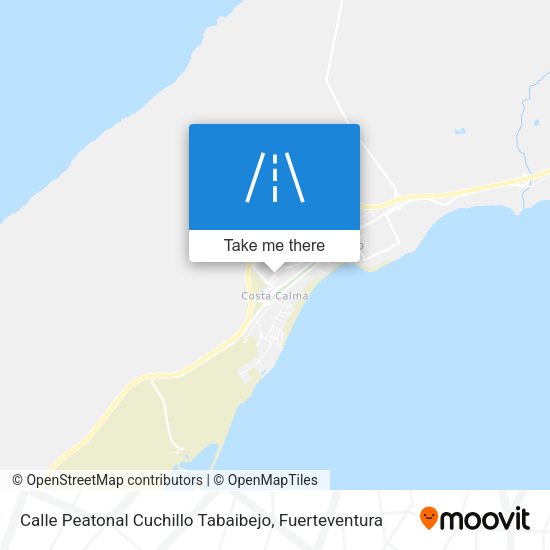 Calle Peatonal Cuchillo Tabaibejo map