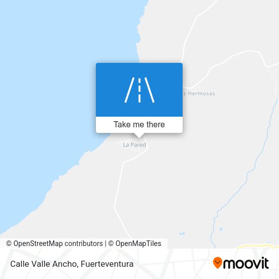 Calle Valle Ancho map