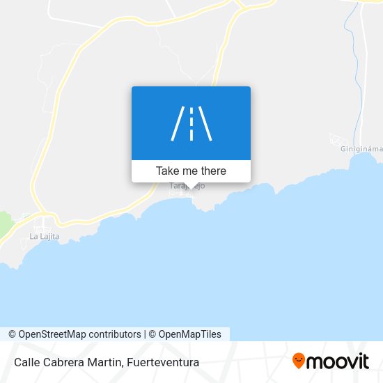 Calle Cabrera Martin map